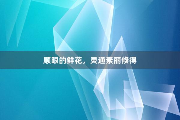 顺眼的鲜花，灵通素丽倏得